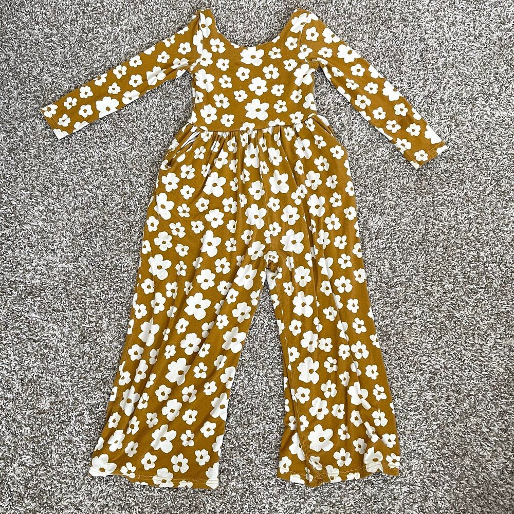 Size 5 / Girls SweetHoney Floral Romper